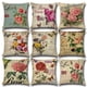 thumbnail image 3 of Naiovety Funda de cojín elegante para almohada decorativa, funda de almohada de flores de aplicación amplia para cambiar fácilmente Decoración del hogar kztym001-6, 3 of 6