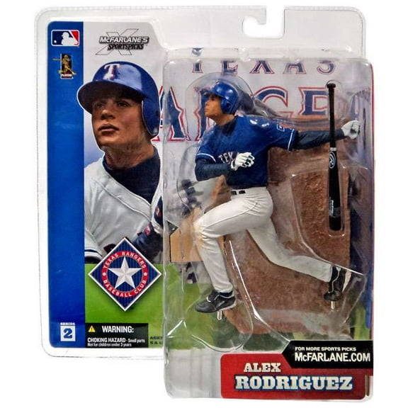 Alex Rodriguez Action Figure Blue Jersey Variant Sports Picks Series 2