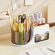 thumbnail image 2 of Organizador de escritorio con cajones giratorios, transparente, para guardar maquillaje, lápiz labial, bolígrafos y otros artículos de papelería, plástico blanco, 21,5 x 13,7 x 10,9 cm., 2 of 6