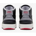 thumbnail image 4 of Little Kid's Jordan 2 Retro Black/Cement Grey-Fire Red (DQ8564 001) - 12, 4 of 4