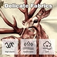 thumbnail image 3 of Elk Deer Throw Pillow Covers Set of 2 - 16x16, 18x18, 20x20 Inches - Unique Patterns - Ideal for Bed Pillow, Throw Pillows for Various Occasions, 3 of 6
