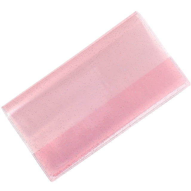 OULII 1Pack Tickets Movie Holder Scrapbook Photo Holder Pink Card Protection Lovers Everyday Use
