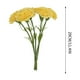 thumbnail image 3 of Ramo de flores artificiales clavel | Decoración floral falsa realista para hogar, bodas al aire libre, escenas de jardín | Set de 5 ramos | Plástico realista | 29 cm de alto | Flores de 9 cm | Bajo, 3 of 6