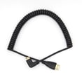 thumbnail image 2 of Lohuatrd Mini Male 90 Degree Right Angled Adapter Spring Cable for SLR PC, 2 of 5