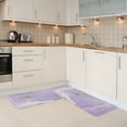 thumbnail image 5 of Yiaed Lavender Glitter Foil Stripes Kitchen Rugs Sets of 2 Kitchen Mats Cushioned Anti Fatigue Kitchen Rug Tapetes Para Cocina for Sink,Laundry Room, 5 of 6