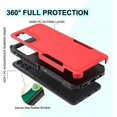 thumbnail image 4 of Designed for Samsung Galaxy A13 5G & Galaxy A13 4G Case,Heavy-Duty Tough Rugged Lightweight Slim Shockproof Protective Men Women Phone Case Cover for Galaxy A13,(6.5",2022)[Red/Black], 4 of 13