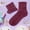 Dark Purple, variant on Sparkly Solid Color Slouch Socks, Fashionable Mid Calf Hosiery for Daily Wear and Casual Outfits, Comfortable Stretch Fit Socks with Shimmer Details, Novelty Accessory