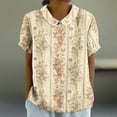 thumbnail image 2 of My Orders Lightweight Tops & Blouses Blouses for Women Casual Athletic Tops Women Cropped Cute White Crop Tops for Women Short Sleeve Button Up Shirts for Women Cropped, 2 of 5