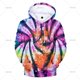thumbnail image 3 of Sudadera con capucha con estampado 3D de espiral de colores para mujer y hombre, sudaderas con capucha casuales a la moda, ropa de calle, sudadera con capucha personalizada de gran tamaño, 3 of 5