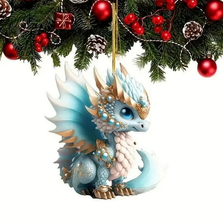 

Hot Sale Cartoon Pendant Cute Flying Dragon Shape Plane 2D Double Side Printing Acrylic Material Car Home Decoration Supplies