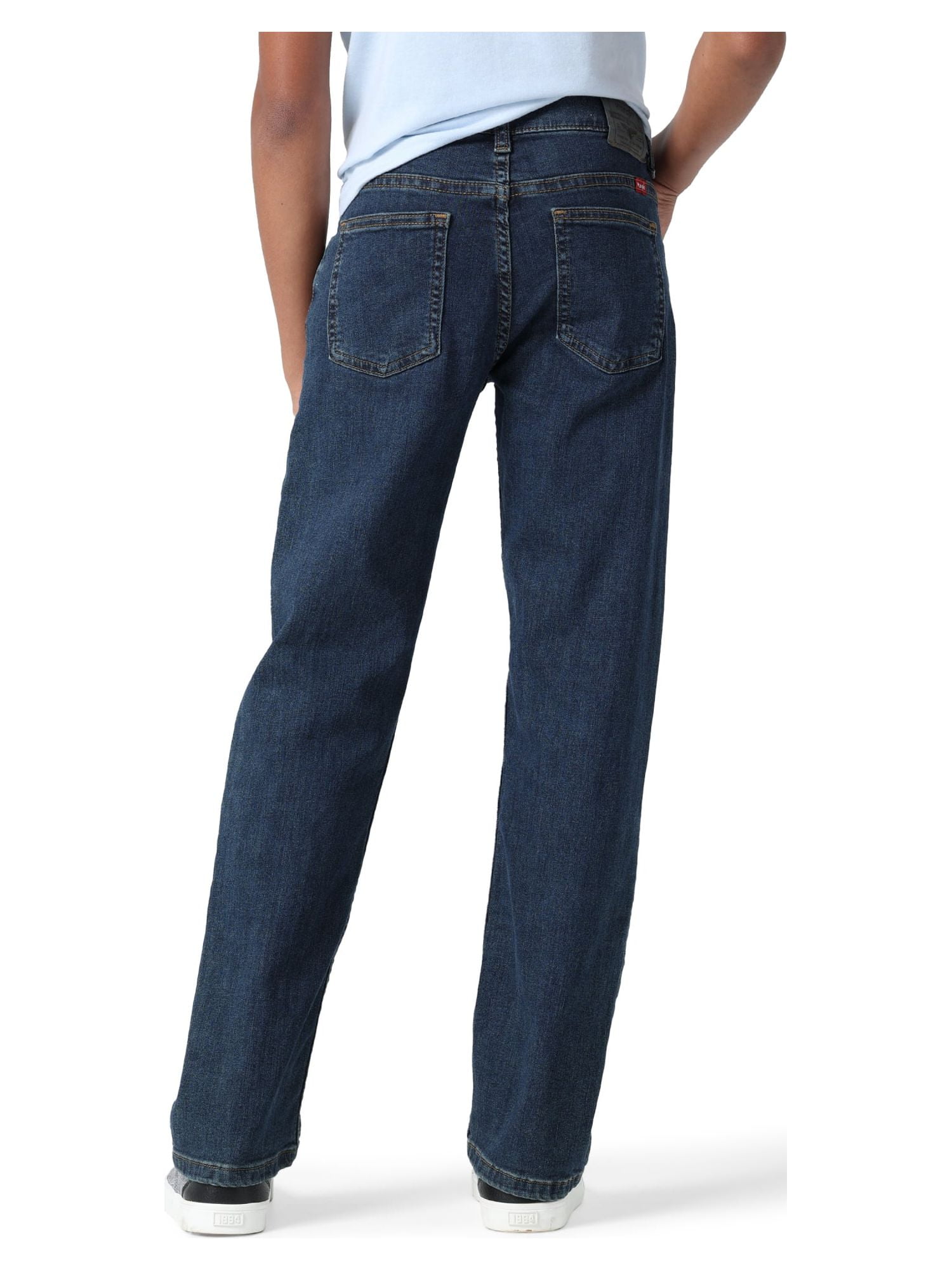Wrangler® Boys Straight Fit Denim Jeans, Sizes 4-18 Regular Wrangler® Boys Straight Fit Denim Jeans, Sizes 4-18 Regular