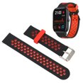 thumbnail image 6 of NFTIGB Silicone Band Compatible for Amazfit GTR 3, GTR 2, Bip S, Bip U Smartwatch Replacement 20mm Breathable Air Hole Sport Wristbands, Black Red, for Men and Women, Durable Quick Release Strap, 6 of 9