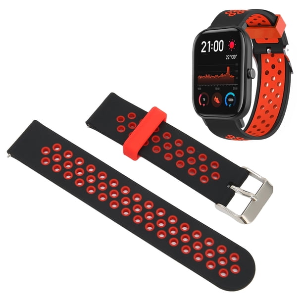 Correa De Silicona Compatible Con Reloj Inteligente GTR 3, Repuesto De Correa De Reloj De 20mm, Pulseras Deportivas Con Orificio De Ventilación Transpirable