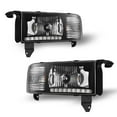 thumbnail image 3 of LED Headlights Corner & Tail Lights Set Assembly For 1994-2002 Dodge Ram 1500 2500 3500 4PCS, 3 of 14