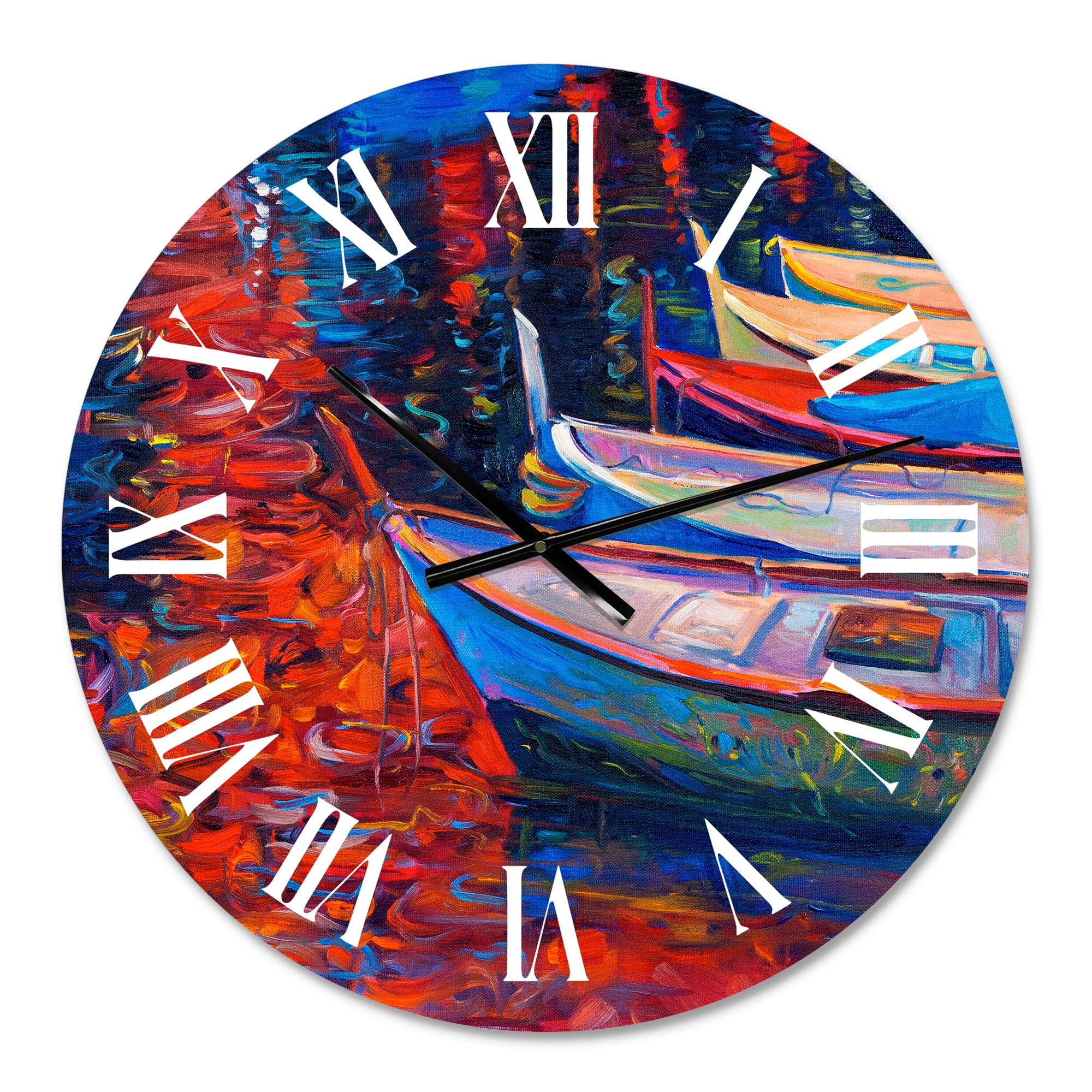 Designart 1 in Coastal Wall Clock