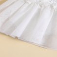 thumbnail image 5 of Bébé Filles Romper Robe Dentelle Fleur Maille Tulle Jupe Ourlet Combinaisons d'Été Bodysuits, 5 of 5