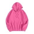 thumbnail image 4 of Fgnfyis Womens Sweatshirts Elegant Embroidered Angel Wing Print Solid Hooded Pullover Cozy Winter Women Hoodies, 4 of 6