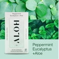 thumbnail image 4 of Toallitas desinfectantes para manos ALOH Peppermint Eucalyptus 120 toallitas, 4 of 7