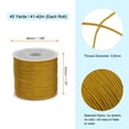 thumbnail image 2 of REGALWOVEN 4 Rolls Nylon String Cord 45 Yards 0.8mm Nylon Cord Beading Satin String for Bracelet Making, Ochre, 2 of 6