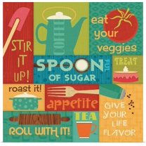 GBC | "Kitchen It! II" Art Print - 16x16