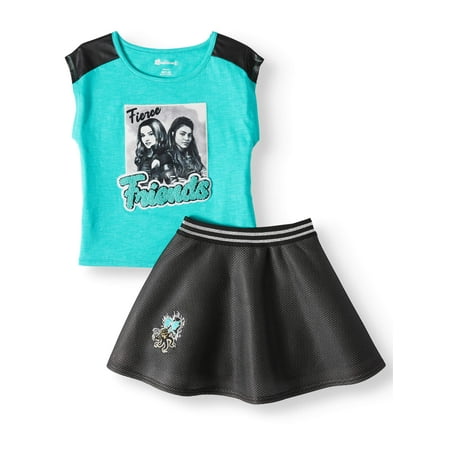 Descendants 3 Graphic Top and Tutu Skirt, 2-Piece Outfit Set (Little Girls & Big Girls)