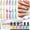 A2-6 Shimmer Colors, variant on SAVILAND Airbrush Gel Nail Polish: 12 Vitality Colors Set with Fine Mist Nail for Color Spray Perfect Nail Polish Nail Art Design