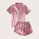 thumbnail image 2 of Set Pijama de Mujer Short y Blusa con Botones, 2 of 3