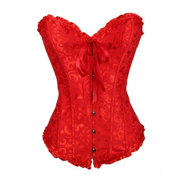 Women's corset top Plus Size Renaissance lace-up corset Back lace