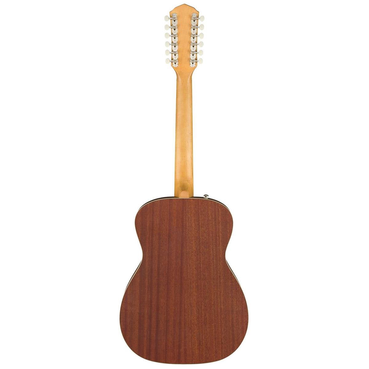 Fender Tim Armstrong Hellcat 12-String Concert Acoustic Guitar, with 2-Year Warranty, Natural, Walnut Fingerboard
