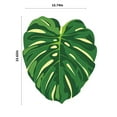 thumbnail image 3 of Isvgxsz Leaf Area Rugs for Living Room, Green Washable Throw Rugs Tropical Monstera Plant Non-Slip High Traffic Bedroom Rugs Indoor Outdoor Carpet for Porch Dinning Room Entryway Kitchen, 3 of 5