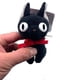 thumbnail image 2 of Muñeca de peluche Kikis Deliverys Services Black Cat Jiji 12 cm, 2 of 2