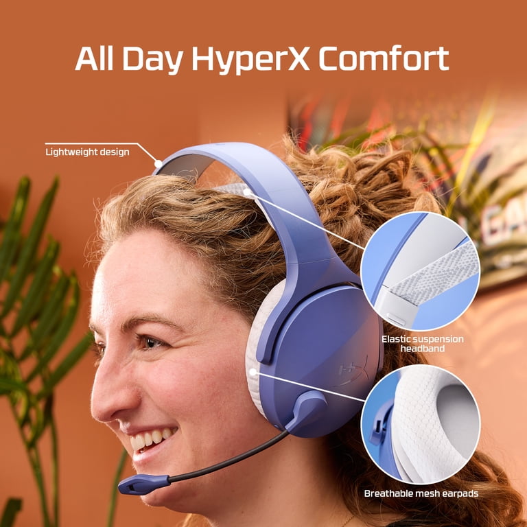HyperX Cloud Jet - Wireless Gaming Headset (Light Blue) - Walmart.com