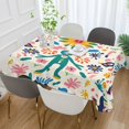 thumbnail image 2 of Yayeee Tablecloths 60" x 108" Rectangle Wrinkle Resistant Party Table Cover, Abstract Floral, 2 of 8