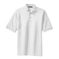 thumbnail image 5 of Port Authority K420 Mens Heavyweight Cotton Pique Polo T-Shirt, White - 4XL, 5 of 6
