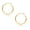 Gold-30mm, variant on VEEDOFA Gold Plated Hoop Earrings for Women, 14K Gold Plated, Lightweight Hypoallergenic Earrings 40mm