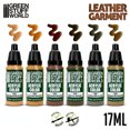thumbnail image 2 of Green Stuff World Leather & Garment Acrylic Paint Set, 6 Colors x 17ml for Miniatures & Models, 2 of 3