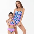 thumbnail image 6 of URMAGIC Mommy and Me Matching Family Swimsuit Ruffle Women Swimwear Kids Toddler Bikini Bathing Suits Summer Beachwear Sets, 6 of 15
