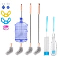 thumbnail image 1 of Juego de cepillos para botellas GDFHBNG de 28 cm de largo para botellas de 3 y 5 galones, 1 of 6