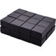 thumbnail image 5 of Cajas cuadradas de cartón Kraft para joyería, paquete de 24, con cojín de terciopelo para anillos, 5,7 x 5,7 x 3,7 cm, color negro., 5 of 9