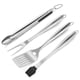 thumbnail image 1 of Grill Set Heavy Duty BBQ Accessories - BBQ Tool Set 4pcs- Gifts for Dad Durable, Stainless Steel Grill Tools, 1 of 4