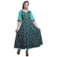 thumbnail image 1 of Bimba Print Long Anarkali For Women IndianKurtiCasual Ethnic Tunic, 1 of 6