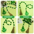 thumbnail image 3 of MasteelfCA St Patrick's Day Beaded String Wood Beaded String St Patrick's Day Tassel Bead String, 3 of 8