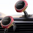 thumbnail image 1 of for MagSafe Car Mount Charger, 15W Zinc Alloy Fast Charging Magnetic Wireless Car Charger Phone Holders for Your Car Fits for iPhone 15 Pro Max Plus 14 13 12 Mini MagSafe Case - Red, 1 of 1