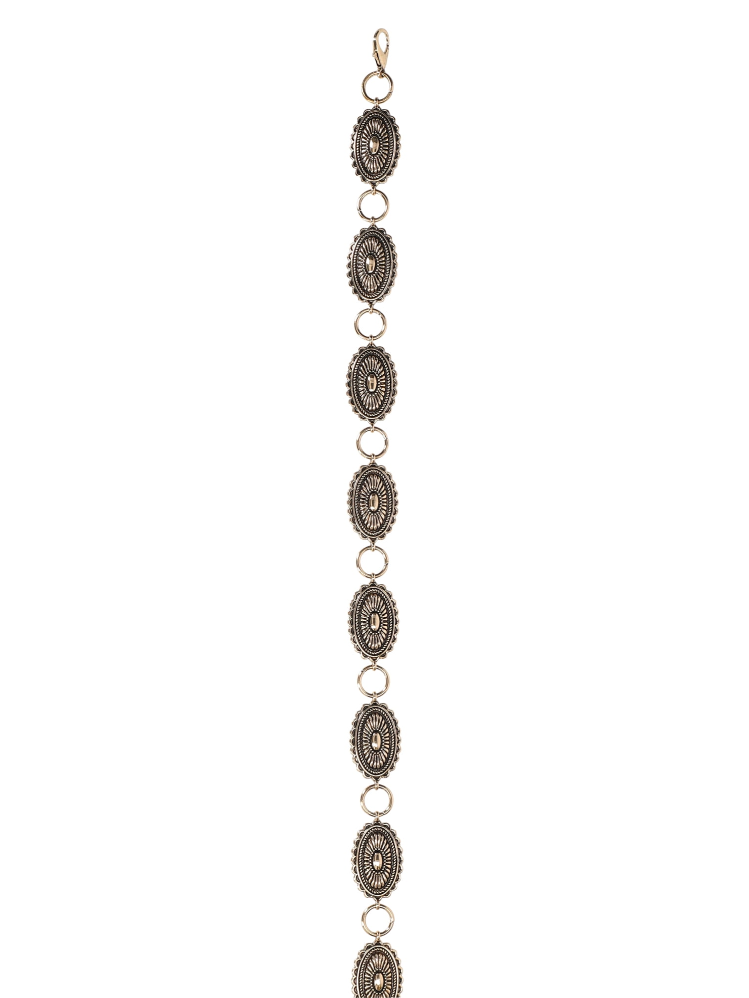 Madden NYC Women's Chain Belt, Gold, Sizes S/M-2X/3X