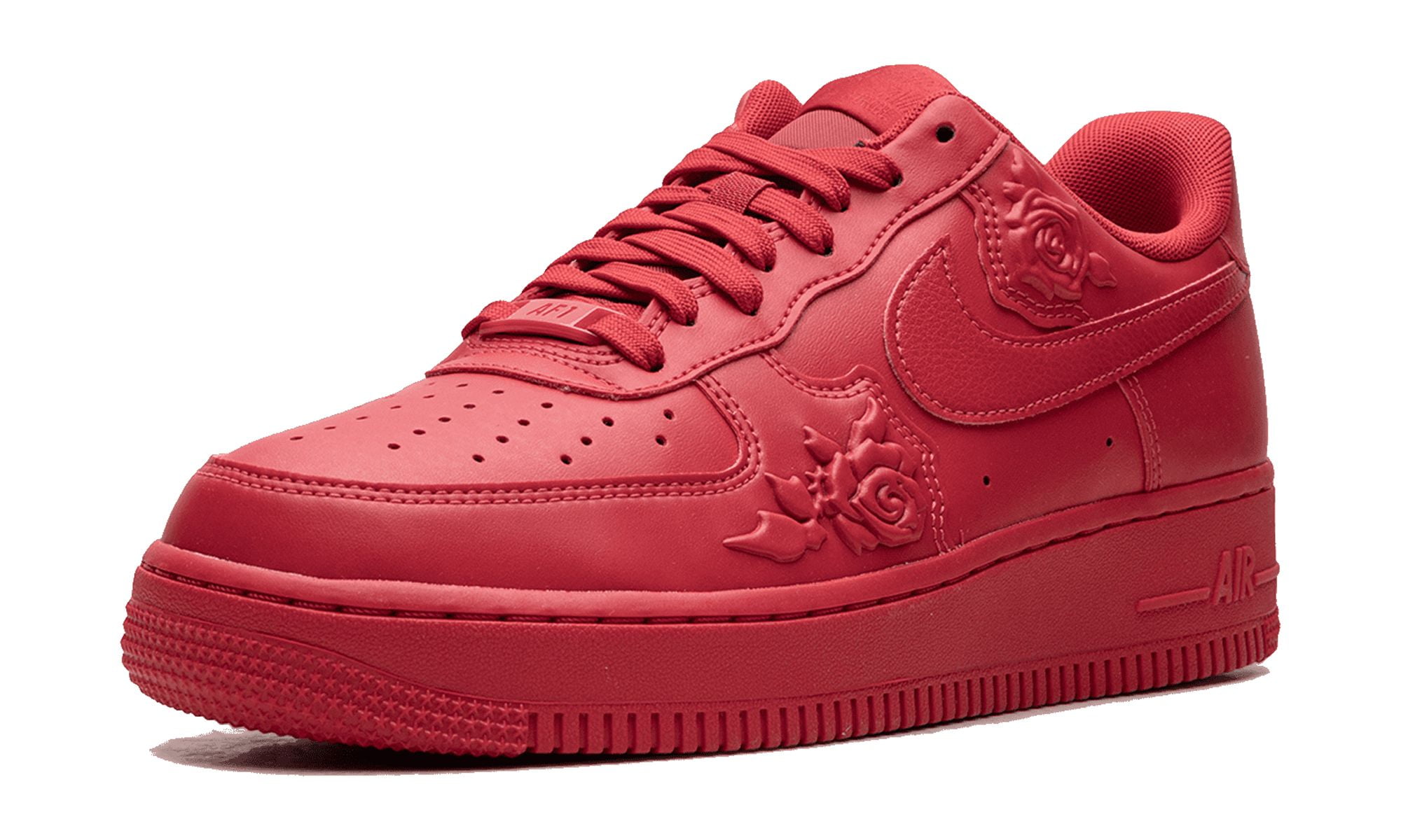 NIKE WOMENS Air Force 1 Low '07 Womens "Red Roses" HF2016 600 HF2016 600 from Stadium Goods