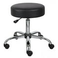 thumbnail image 1 of Nicer Furniture Caressoft Medical Black Drafting Stool, 1 of 4