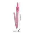 thumbnail image 2 of 1 Set Compasses Pink Metal For Geometry Tools 4.7x1.0x0.4in, 2 of 8