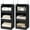 3-shelf Black, variant on GRANNY SAYS 3-Shelf Hanging Organizer, Foldable Hanging Closet Storage, Hanging Shelves for Wardrobes, RV Closet, Beige