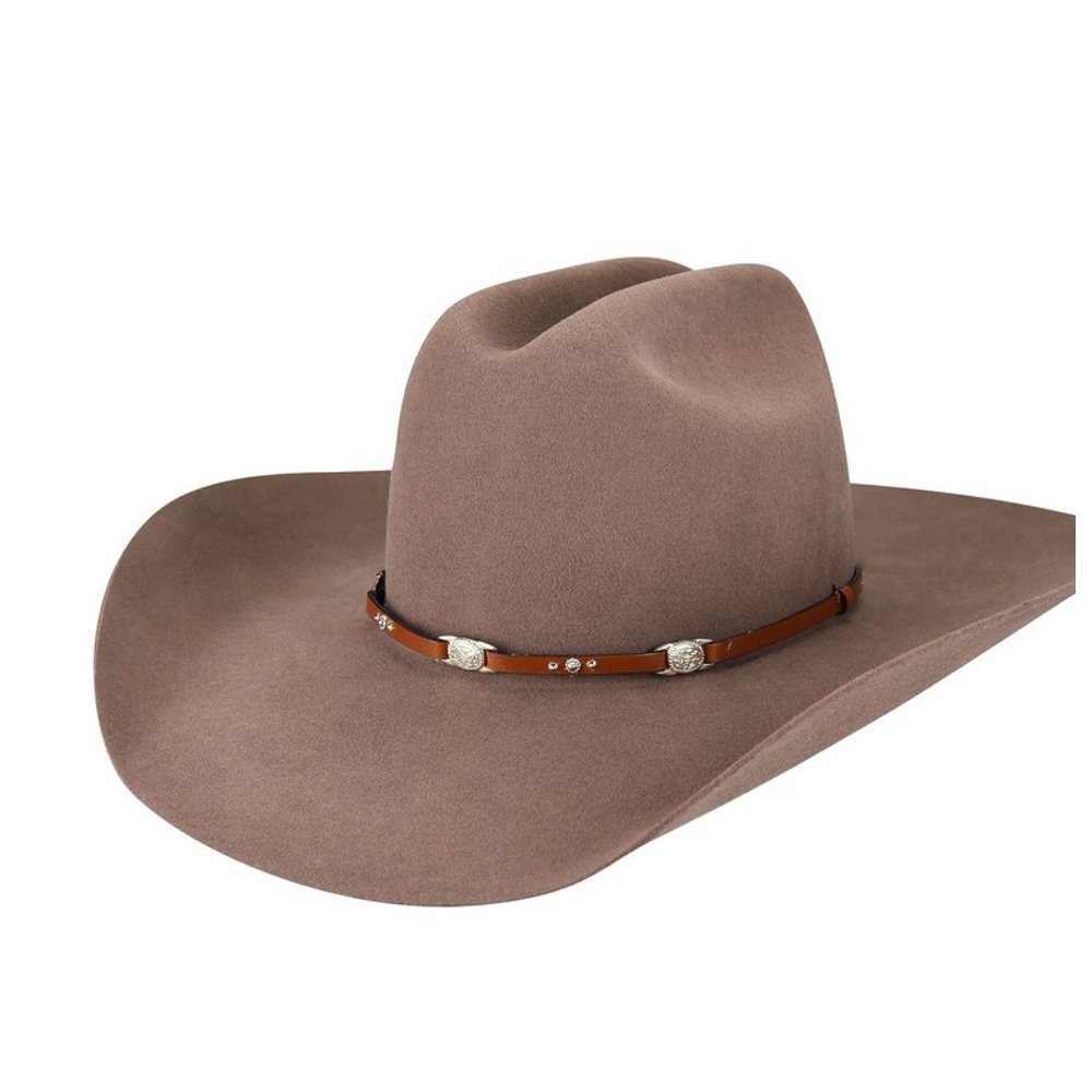 Bailey Hats Bailey Western Cowboy Hat Mens Jericho Cognac Leather Band Wool W1503B Walmart