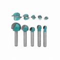 thumbnail image 2 of 5-Piece Router Bit Set with 6mm Shank for Woodworking Groove Cutting Tools, 2 of 4